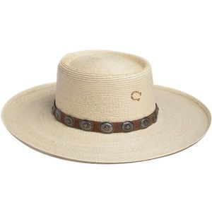 Charlie 1 Horse High Desert Palm Leaf Hat, Large